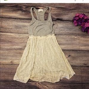 Lace Bottom Dress by Pins and Needles